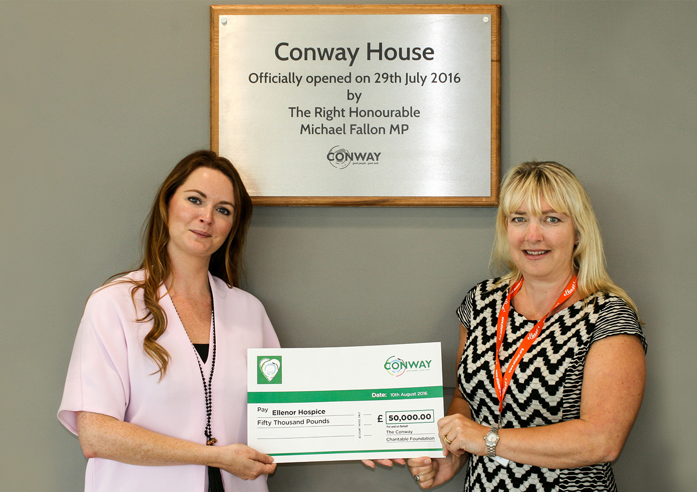 Hospice Charity Gets £50,000 Boost From FM Conway thumbnail