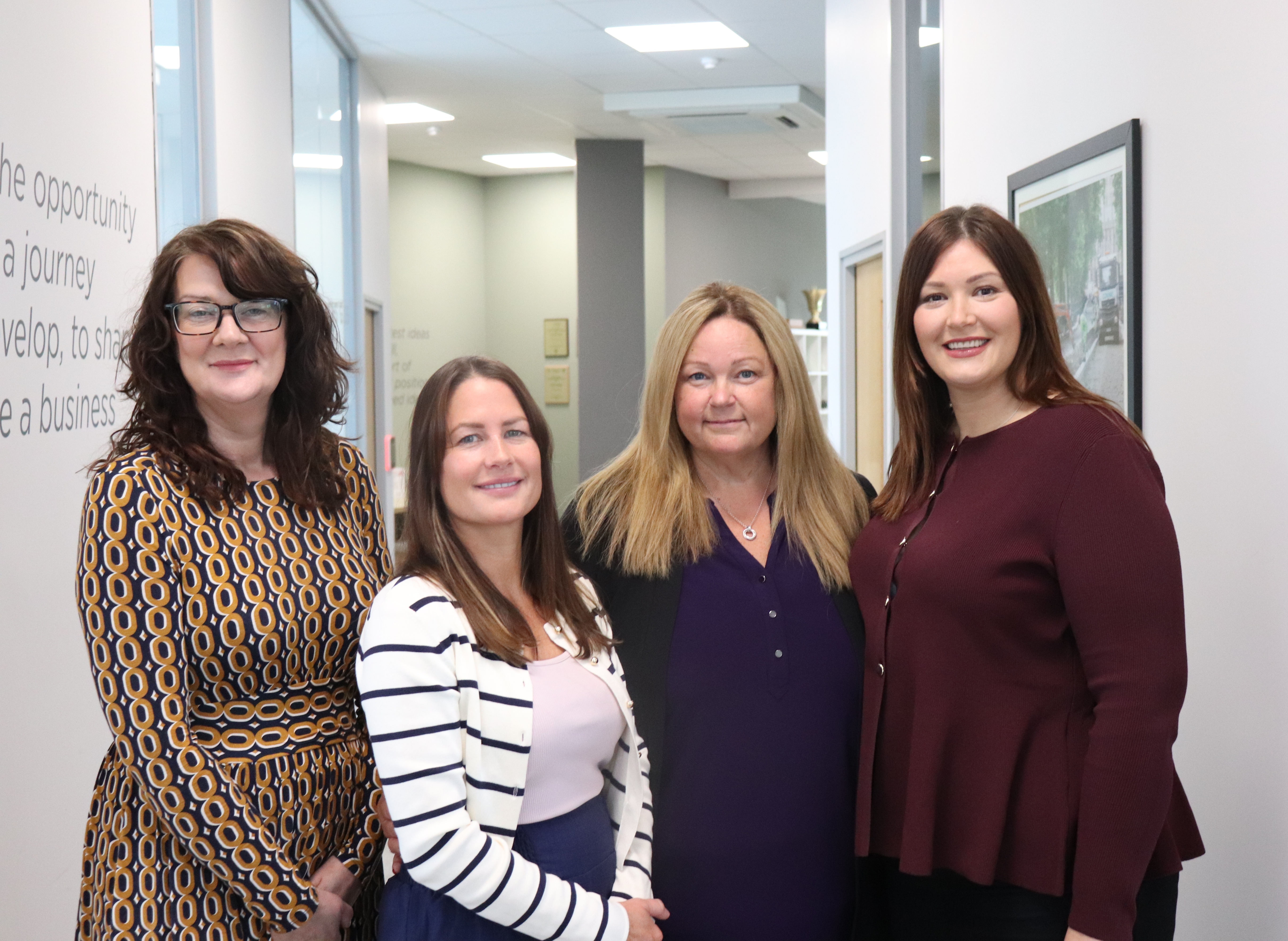 Zara Phillips (Customer Liaison Officer), Eve Langley (Customer Liaison Officer), Hilary Staines (Customer Liaison Officer) and Jodie Grant (Customer Care Manager)
