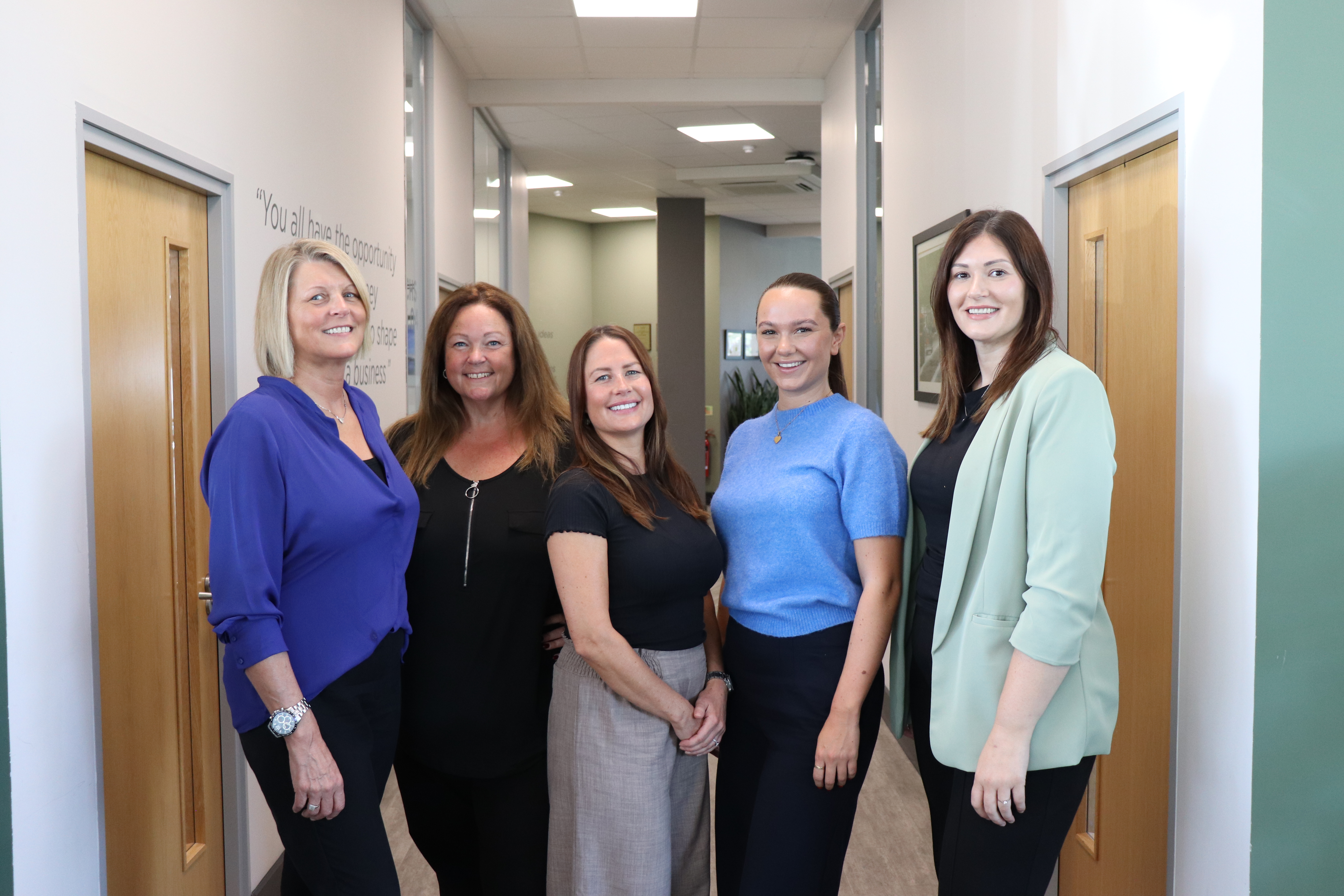 Zara Phillips (Customer Liaison Officer), Eve Langley (Customer Liaison Officer), Hilary Staines (Customer Liaison Officer) and Jodie Grant (Customer Care Manager)